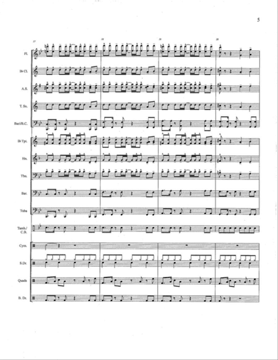 Baby Shark Marching Band scores gallery preview page 5