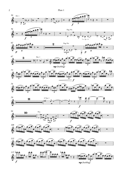 Carson Cooman Enchanted Tracings (Piano Concerto No. 2) (2008) for solo piano and wind ensemble, flu