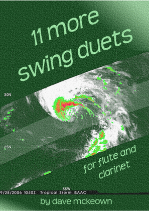 Book cover for 11 More Swing Duets for Flute and Clarinet