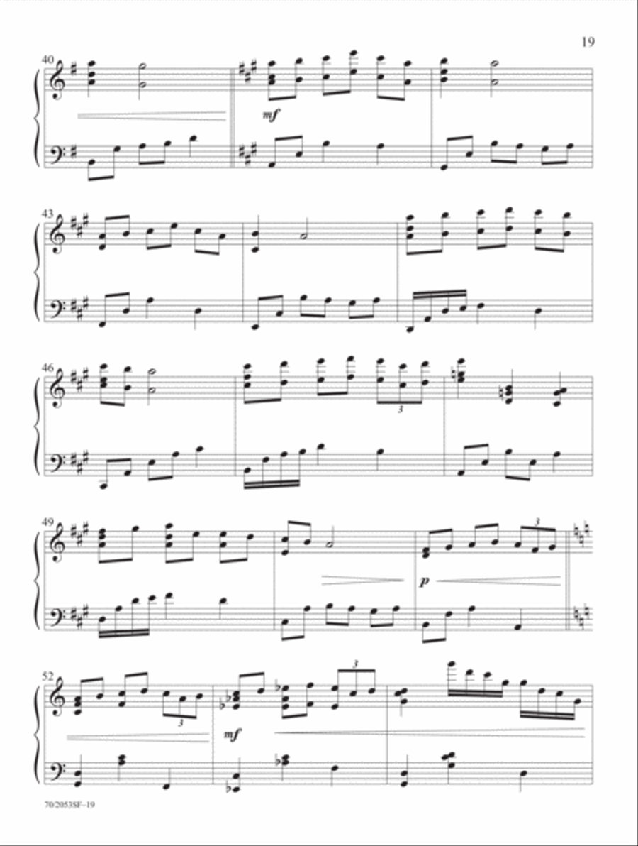 Peace on Earth Piano Solo scores gallery preview page 11