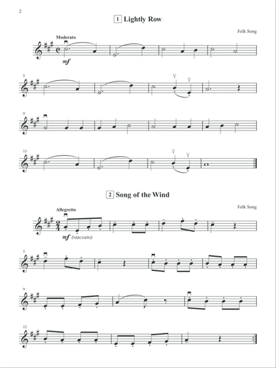 Suzuki Violin School, Volumes 1-3 Duets - 2nd Violin Parts