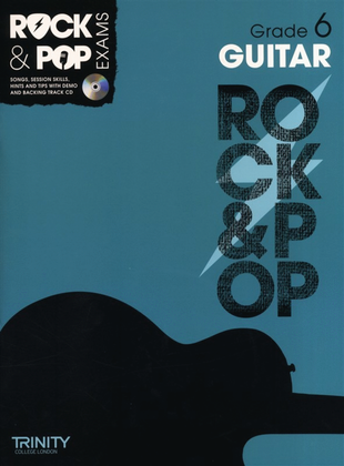 Rock & Pop Exams Guitar Grade 6 Book/CD