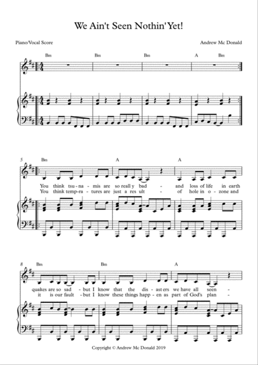 We Ain't Seen Nothin' Yet! Voice scores gallery preview page 2