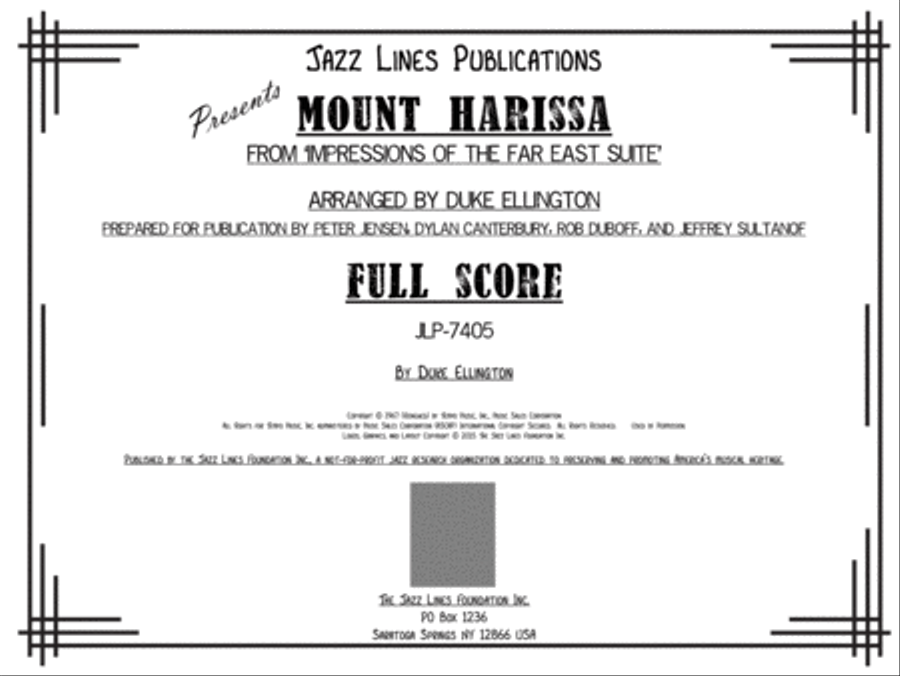 Blue Pepper (From The Far East Suite) Big Band scores gallery preview page 2