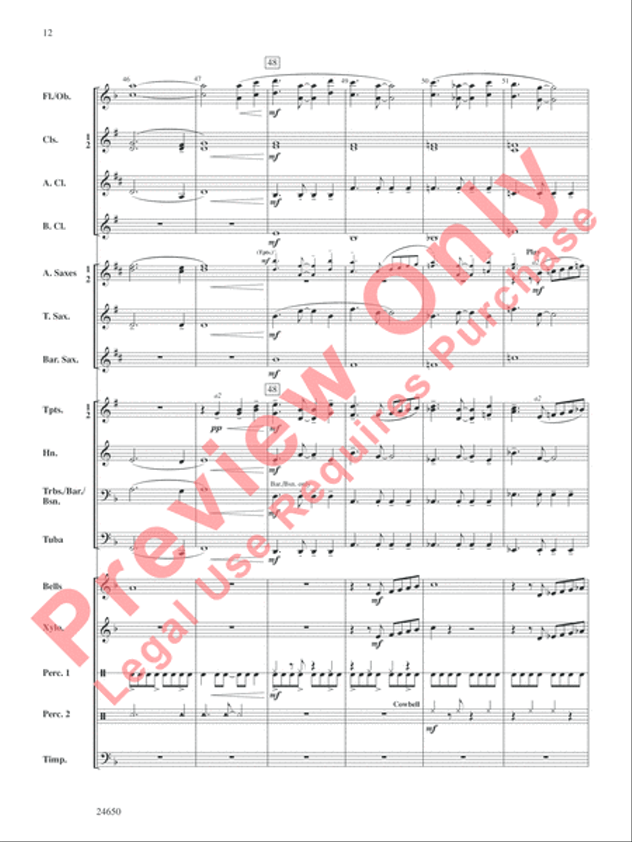 Salsa and Chips Salsa and Chips Concert Band scores gallery preview page 13
