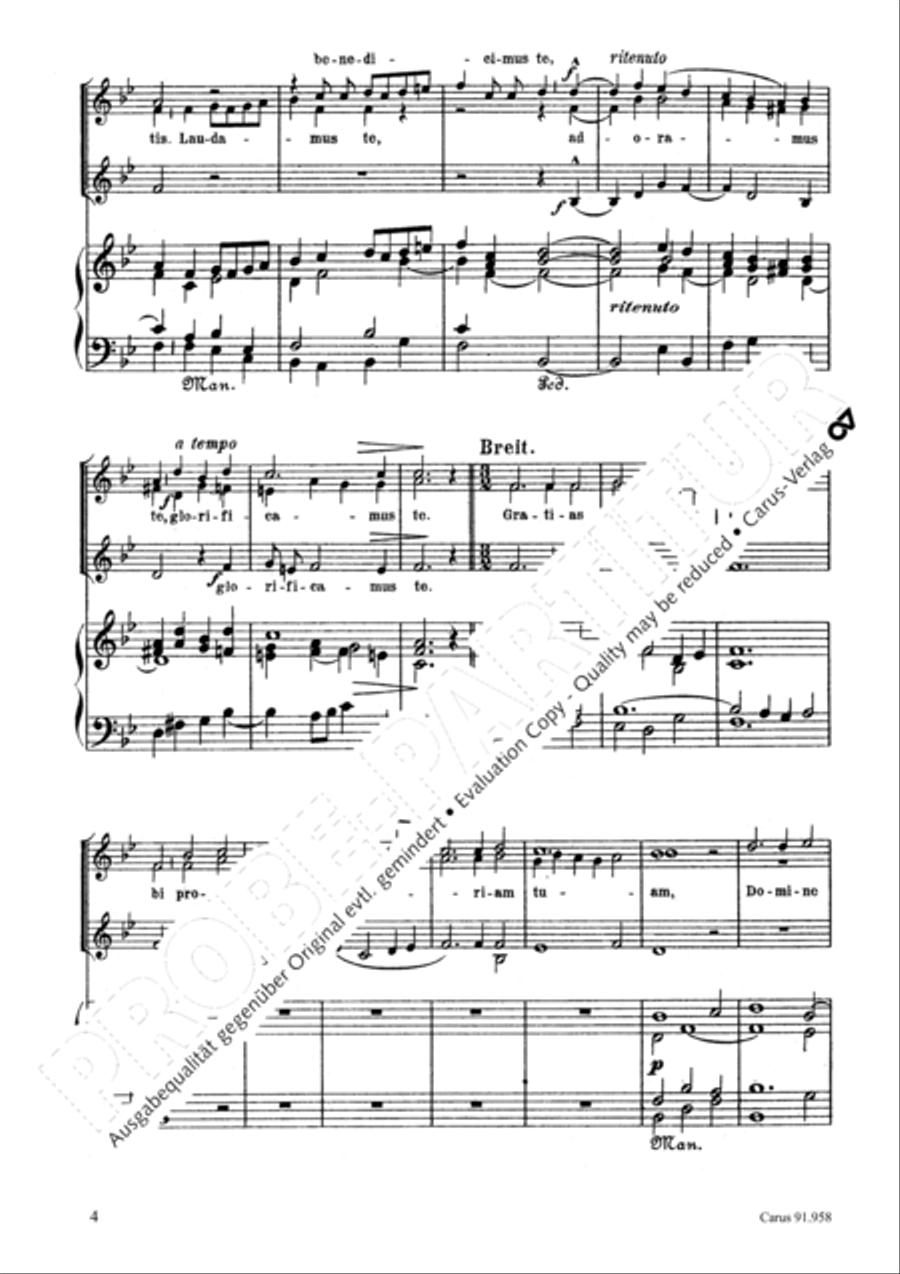 St. Benedictus-Messe SSA scores gallery preview page 5