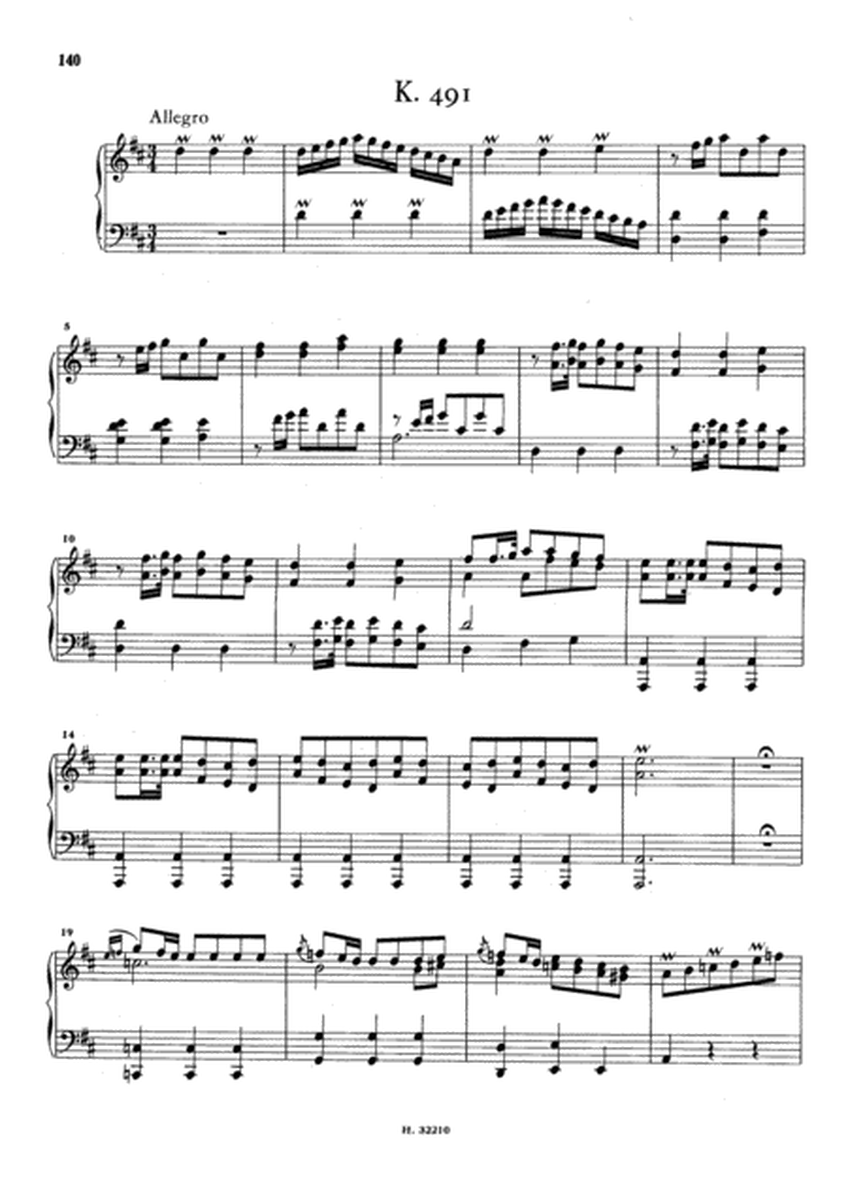 Scarlatti-Sonata in D K.491( Complete Full Version) image number null
