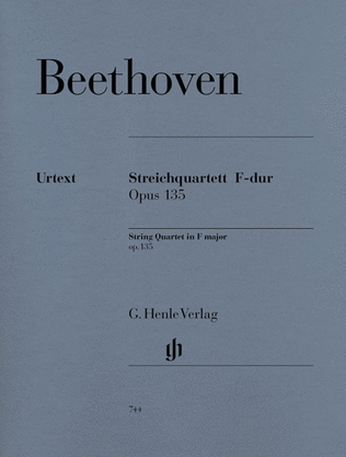 Book cover for String Quartet F Major Op. 135