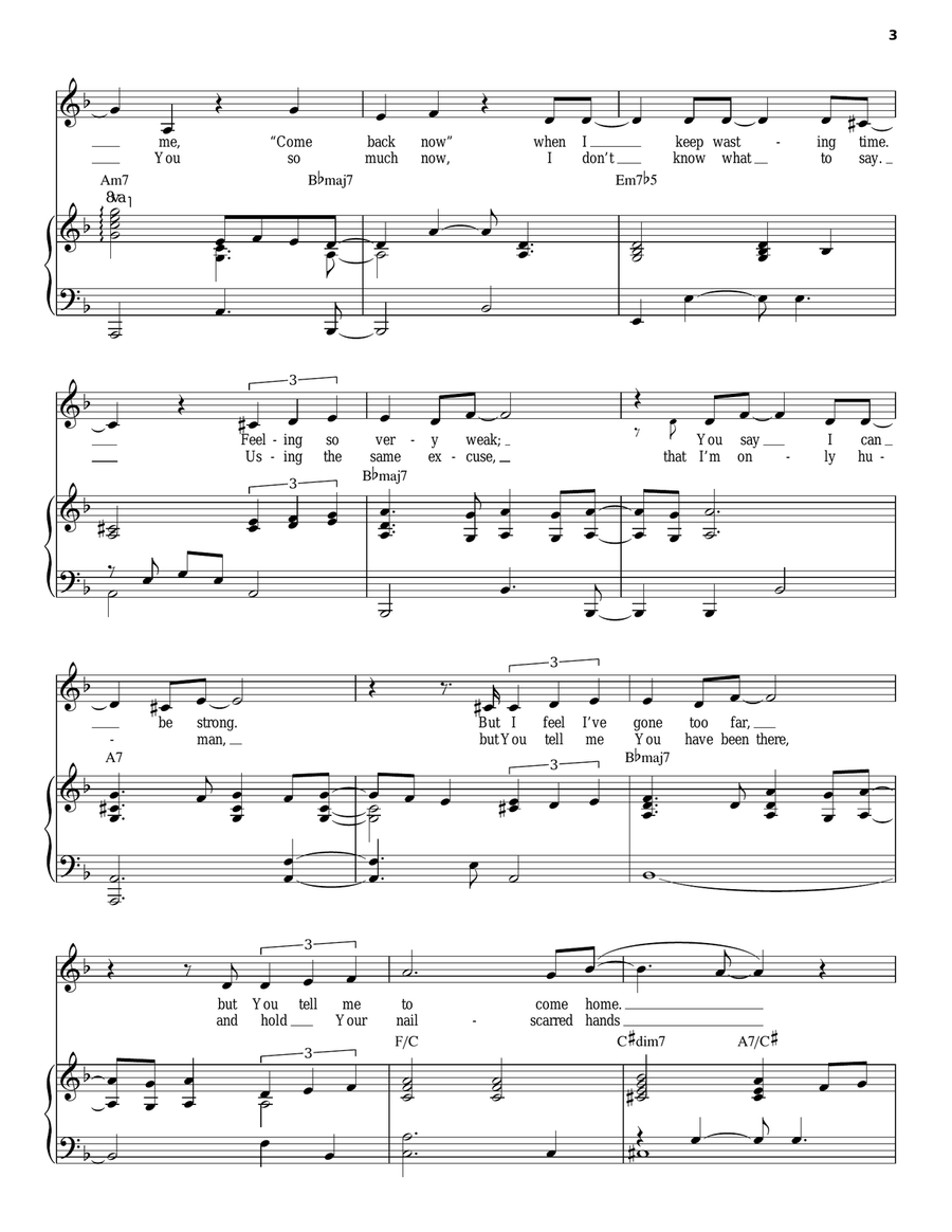 Running Back To You Acoustic Guitar scores gallery preview page 3