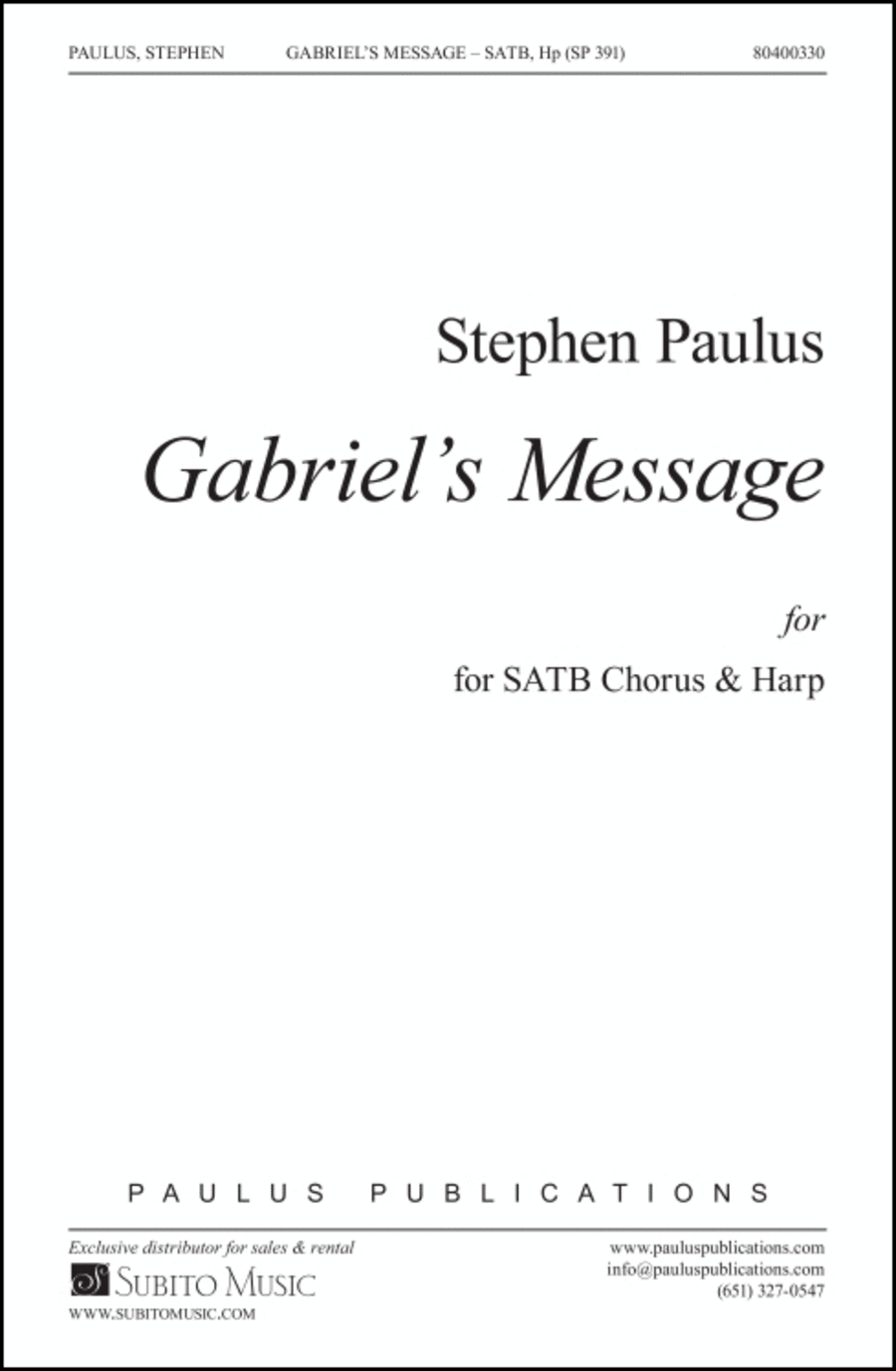 GabrielÂ’s Message