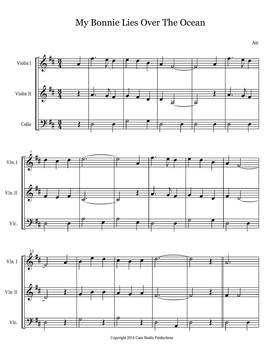 Easy Celtic Pieces For String Trio String Trio scores gallery preview page 5