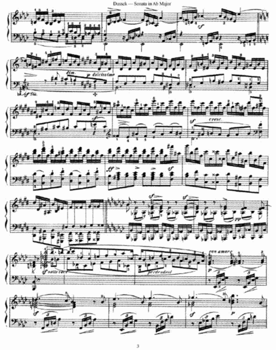 Jan Dussek - Sonata in Ab Major Le retour à Paris