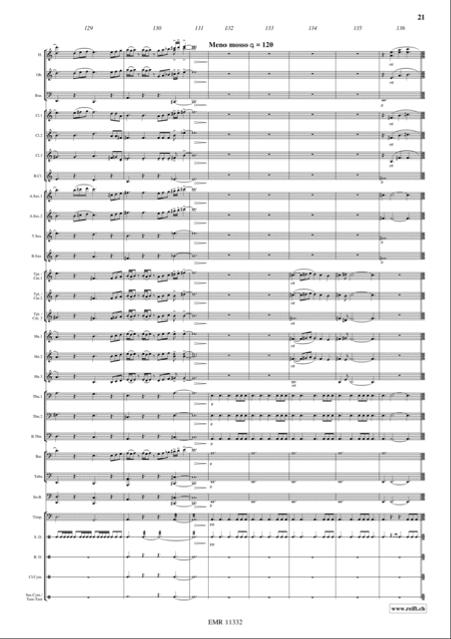 Cutthroat Island Concert Band scores gallery preview page 22