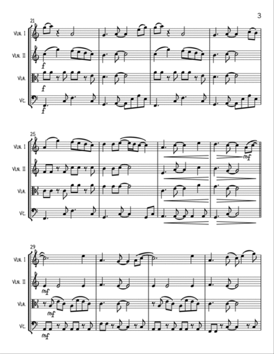 I Want It That Way String Quartet scores gallery preview page 3