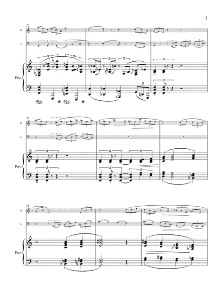 Summer Sketches Flute scores gallery preview page 4