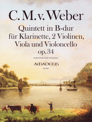 Book cover for Quintet in Bb major op. 34