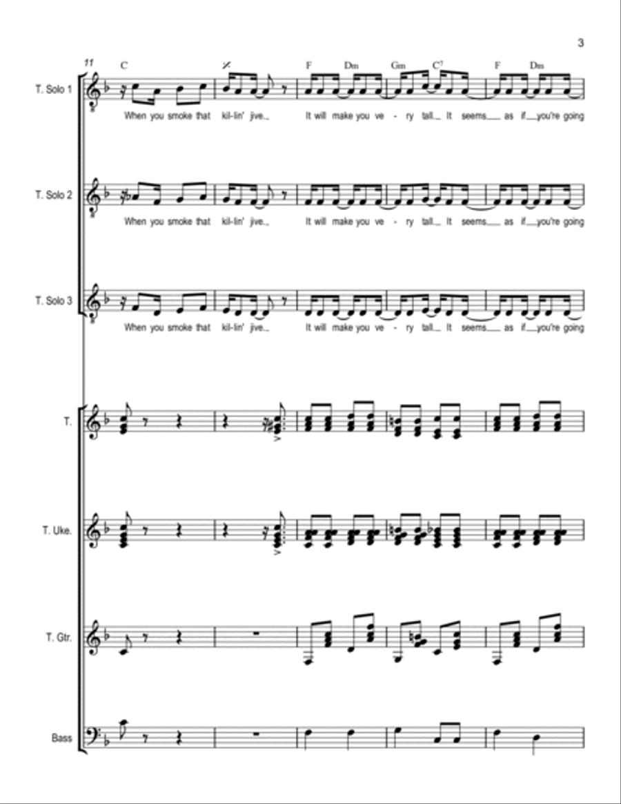 Killin' Jive Killin' Jive Small Ensemble scores gallery preview page 3