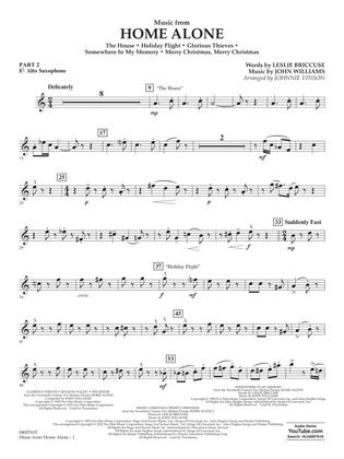 Book cover for Music from Home Alone - Pt.2 - Eb Alto Saxophone