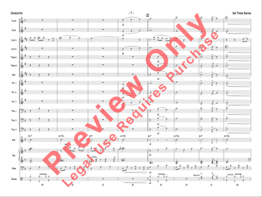 We Three Swing We Three Swing Jazz Ensemble scores gallery preview page 8