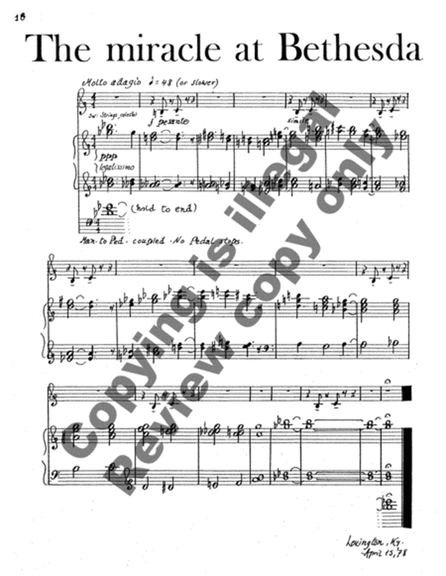 Miracles for Flute and Organ (Score & Part)