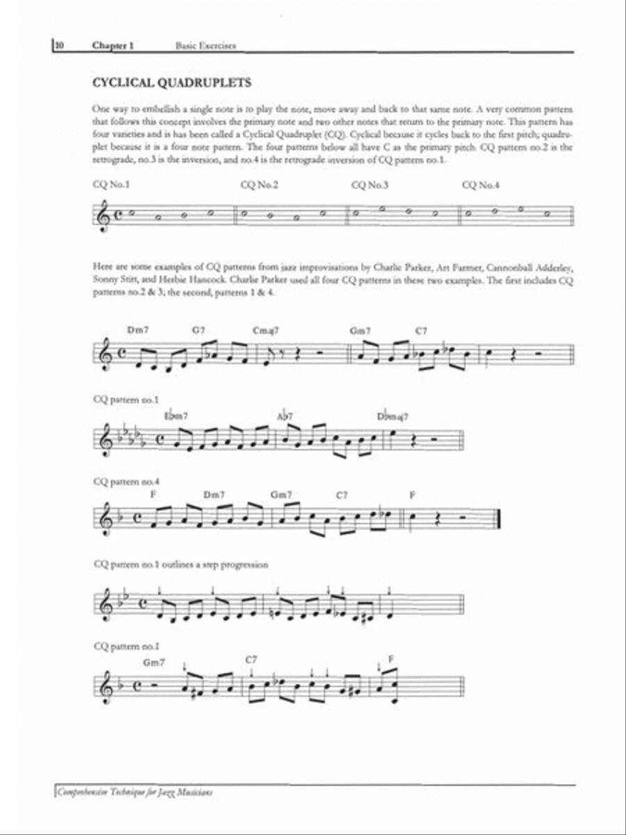 Comprehensive Technique for Jazz Musicians – 2nd Edition Collection / Songbook scores gallery preview page 19