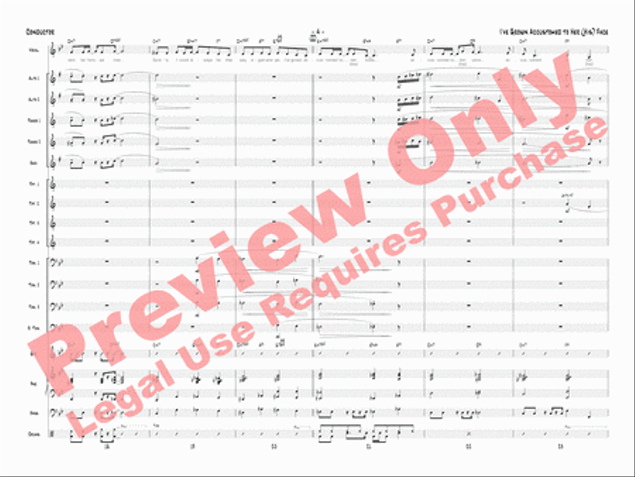 I've Grown Accustomed to Her (His) Face Jazz Ensemble scores gallery preview page 7