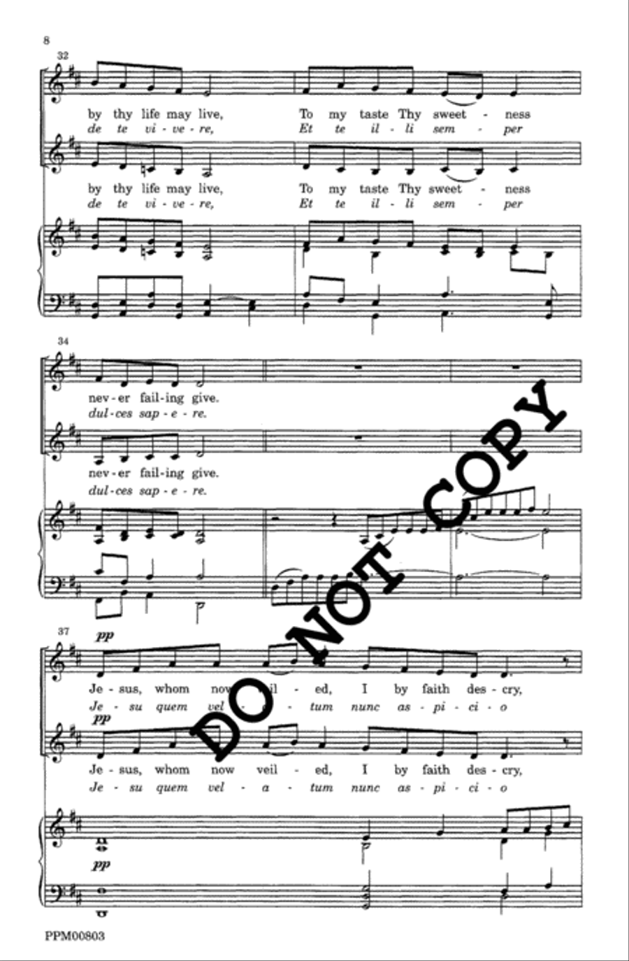 Humbly I Adore Thee/Adoro Devote TB scores gallery preview page 9
