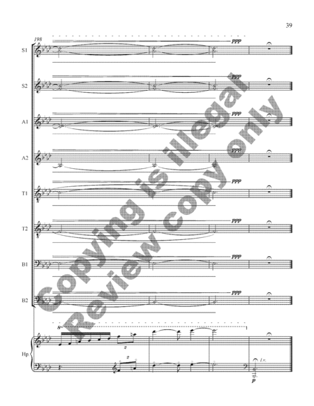 Scel lem duib (Choral Score) image number null