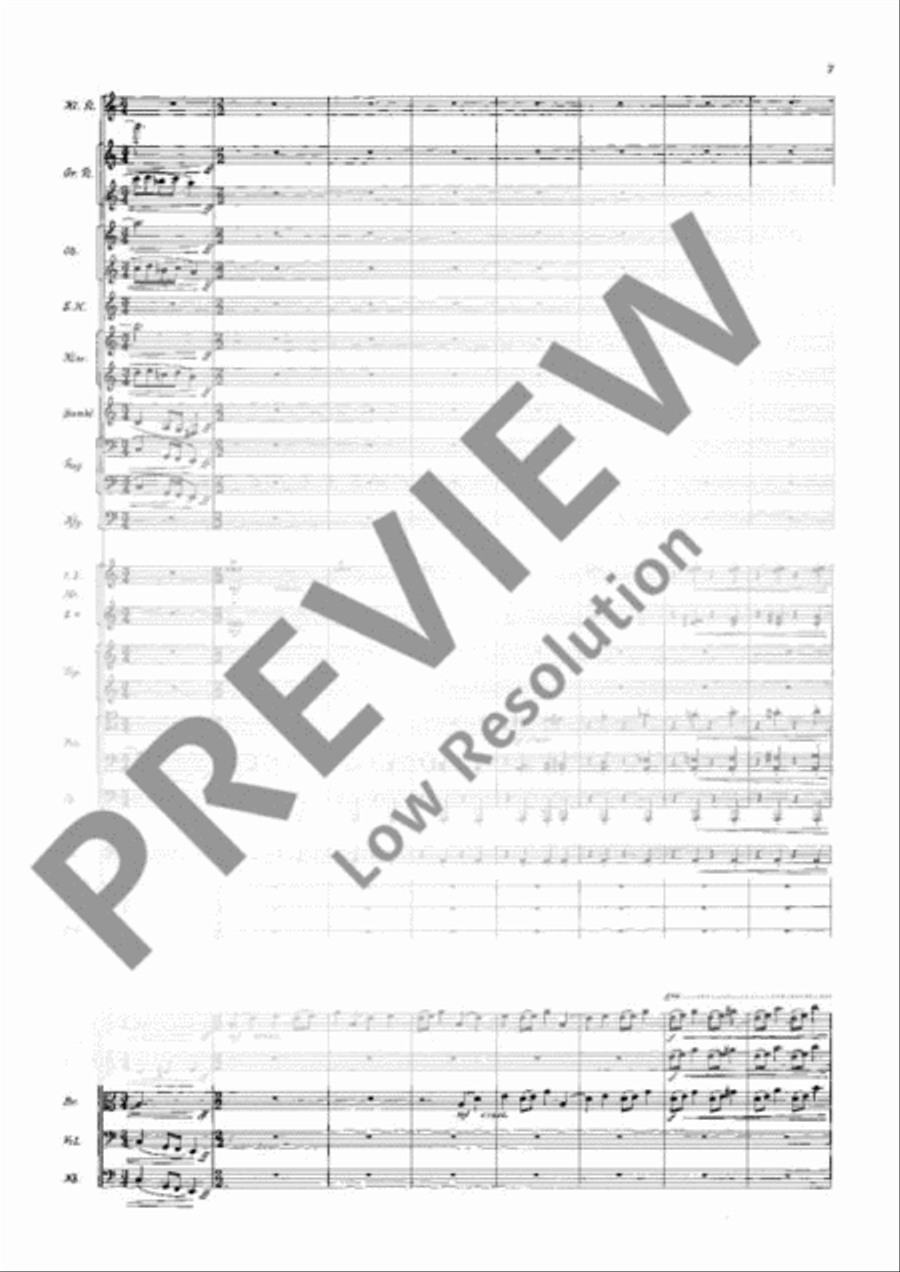 Symphony in E flat Major Orchestra scores gallery preview page 12