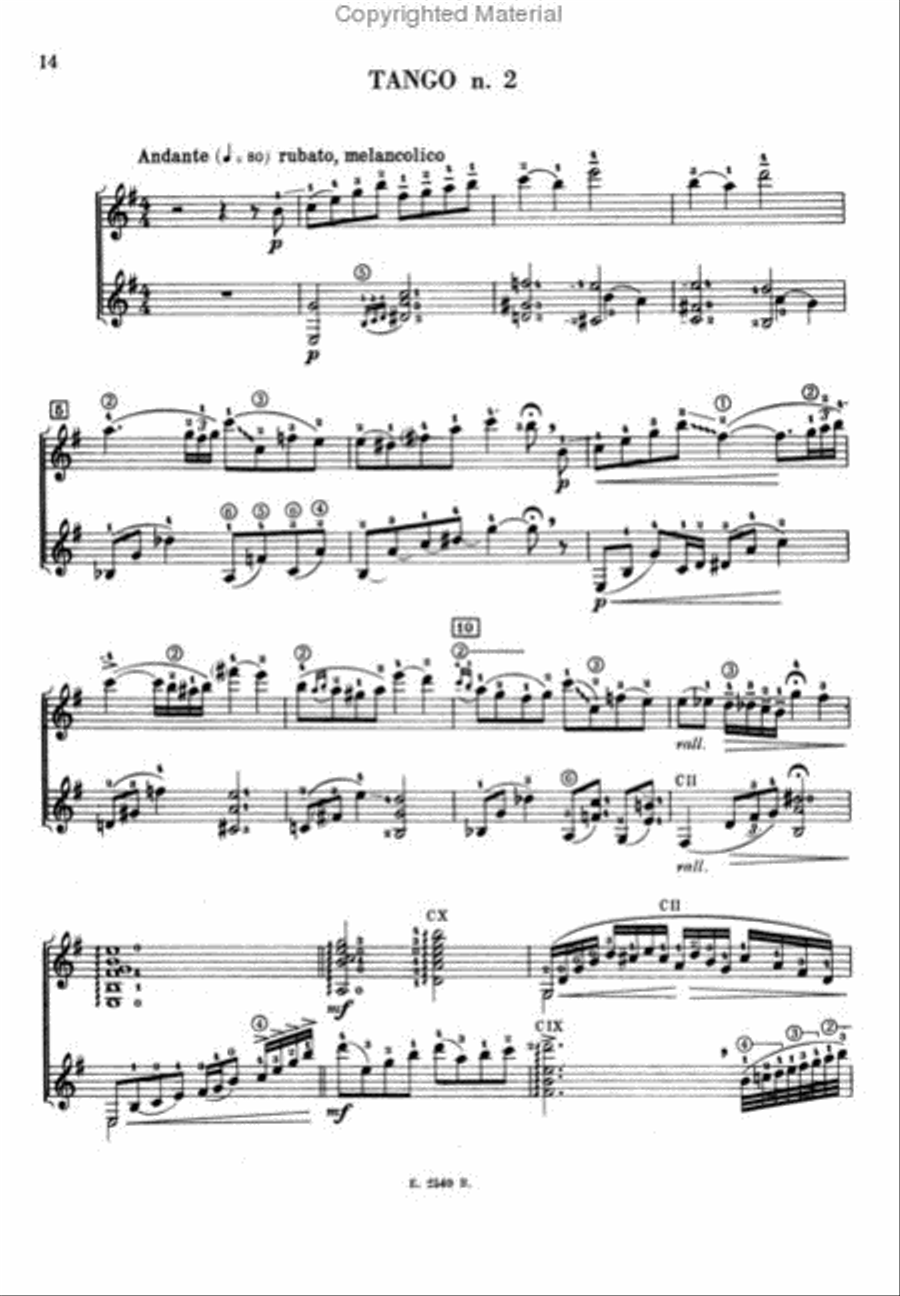 Tango Suite Chamber Music scores gallery preview page 3