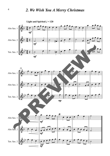 Carols for Two - Fifteen Carols for Saxophone Duet image number null