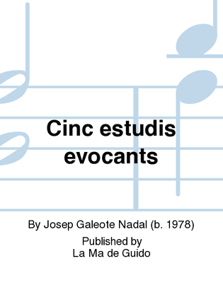 Book cover for Cinc estudis evocants