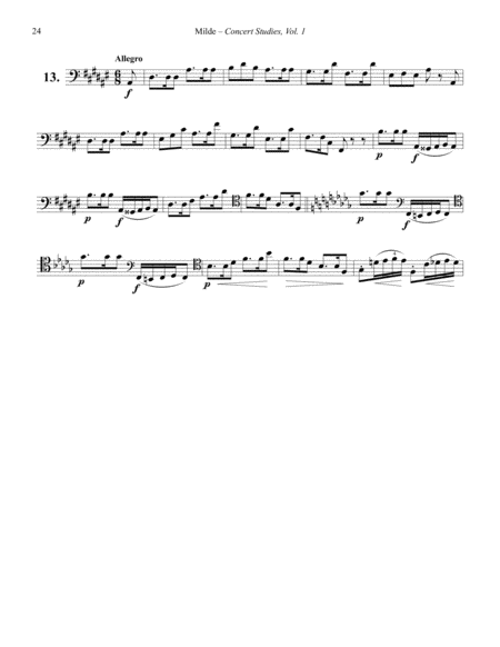 Concert Studies Volume 1 for Trombone