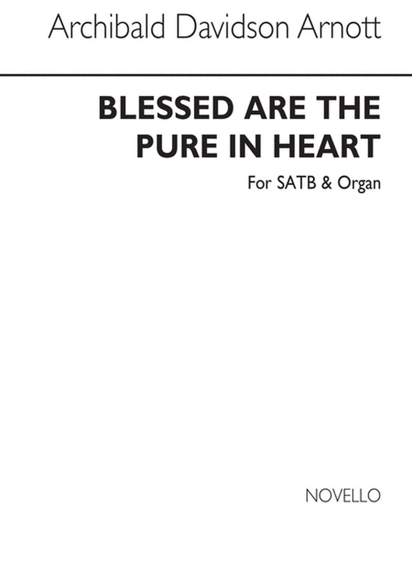 Blessed Are The Pure In Heart