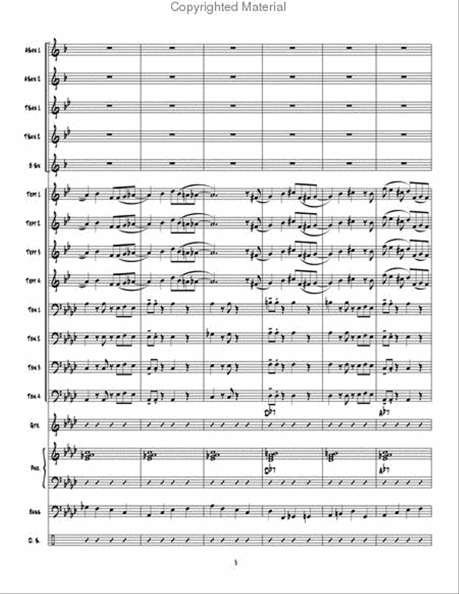 Junk Mix and Hubcap Sale Jazz Ensemble scores gallery preview page 6