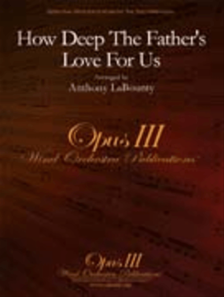 How Deep The Father's Love For Us Concert Band scores gallery preview page 1
