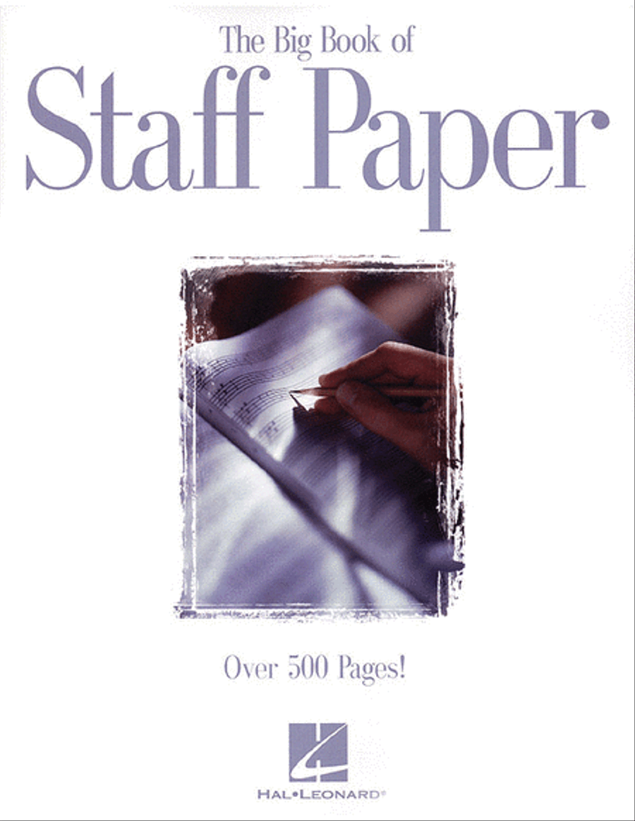 The Big Book of Staff Paper Staff Paper scores gallery preview page 1
