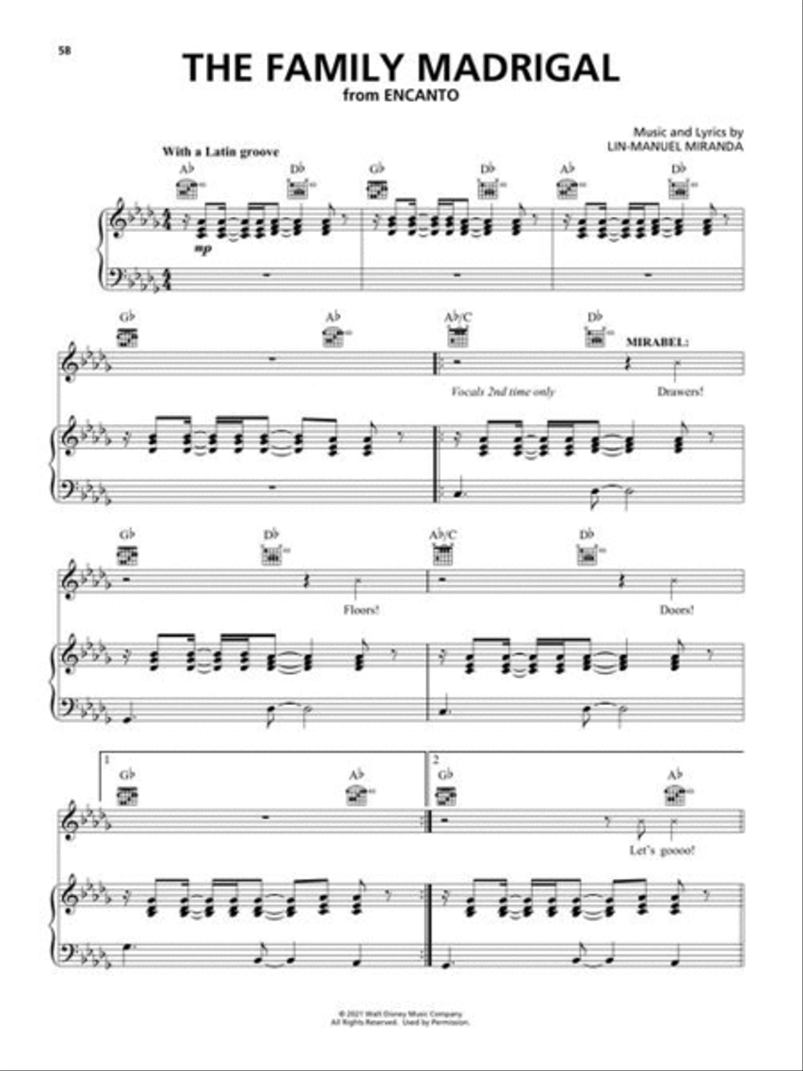 The Lin-Manuel Miranda Collection Piano, Vocal, Guitar scores gallery preview page 5