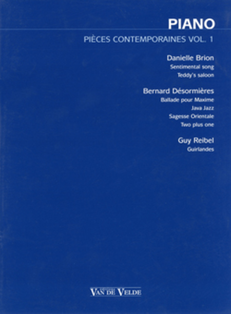 Piano - pieces contemporaines - Volume 1