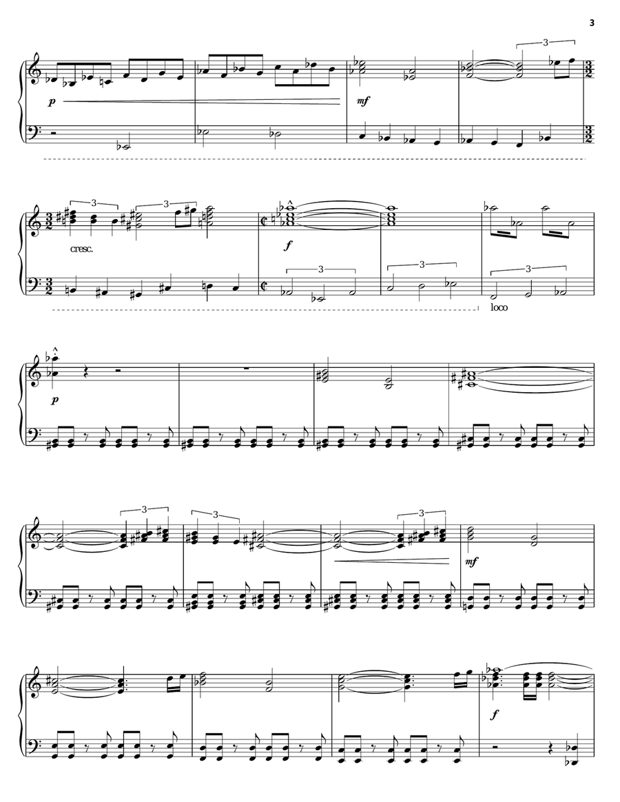 Back To The Future (Theme) Piano Solo scores gallery preview page 3