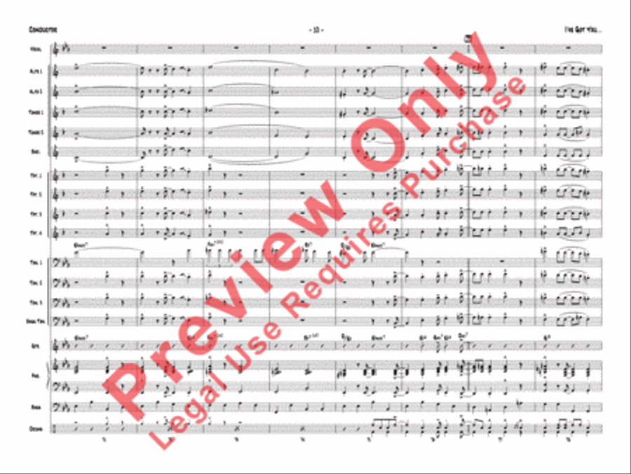 I've Got You Under My Skin Jazz Ensemble scores gallery preview page 13
