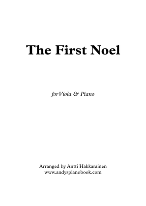 Book cover for The First Noel - Viola & Piano