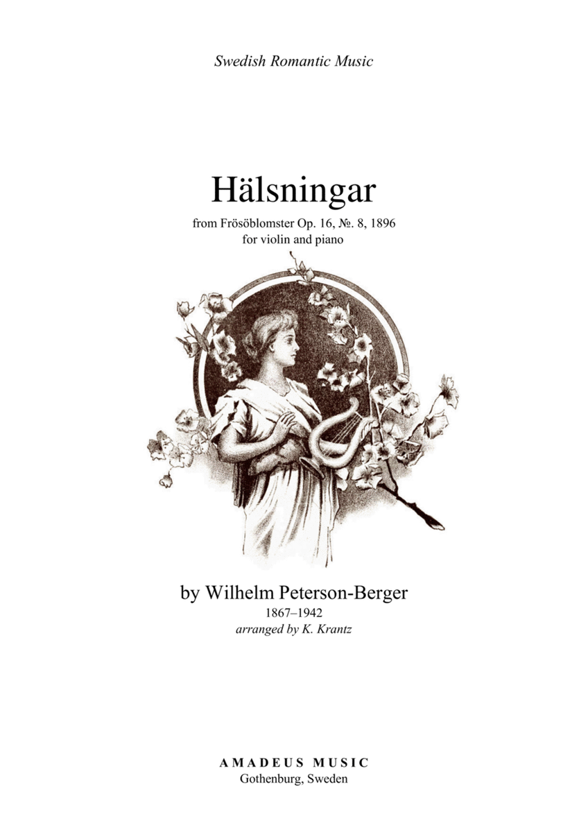 Hälsningar/Halsningar for violin and piano image number null