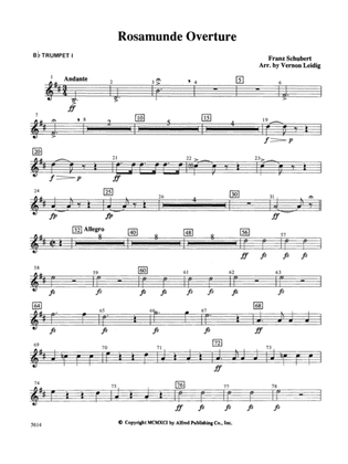 Rosamunde Overture, Opus 26: 1st B-flat Trumpet