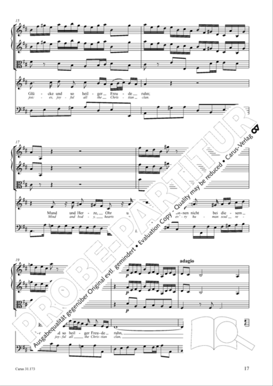 Exalted flesh and blood (Erhohtes Fleisch und Blut) 4-Part scores gallery preview page 17