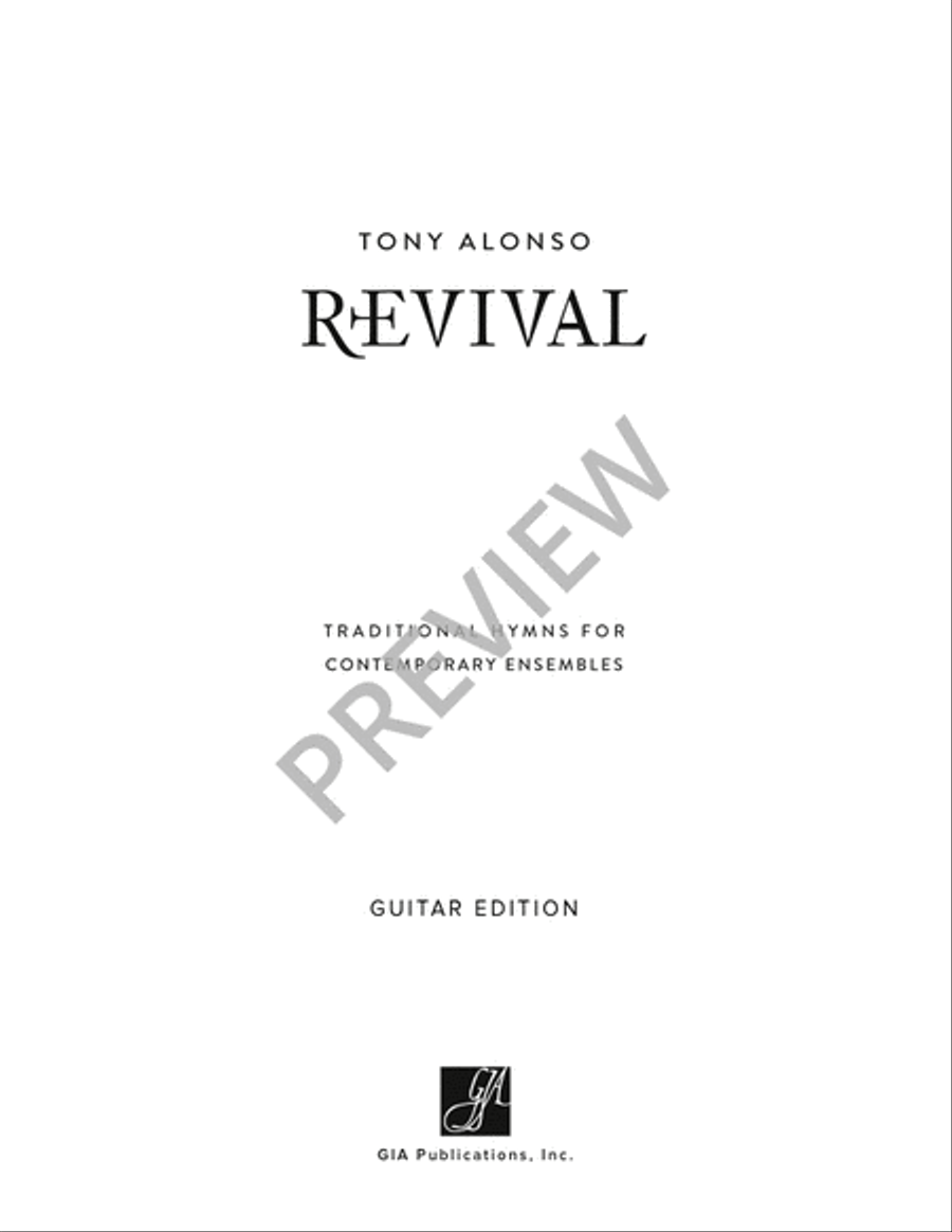 Revival, Spiral edition - Guitar edition Guitar scores gallery preview page 3