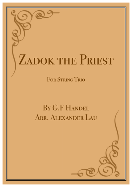 Zadok the Priest (for String Trio) image number null