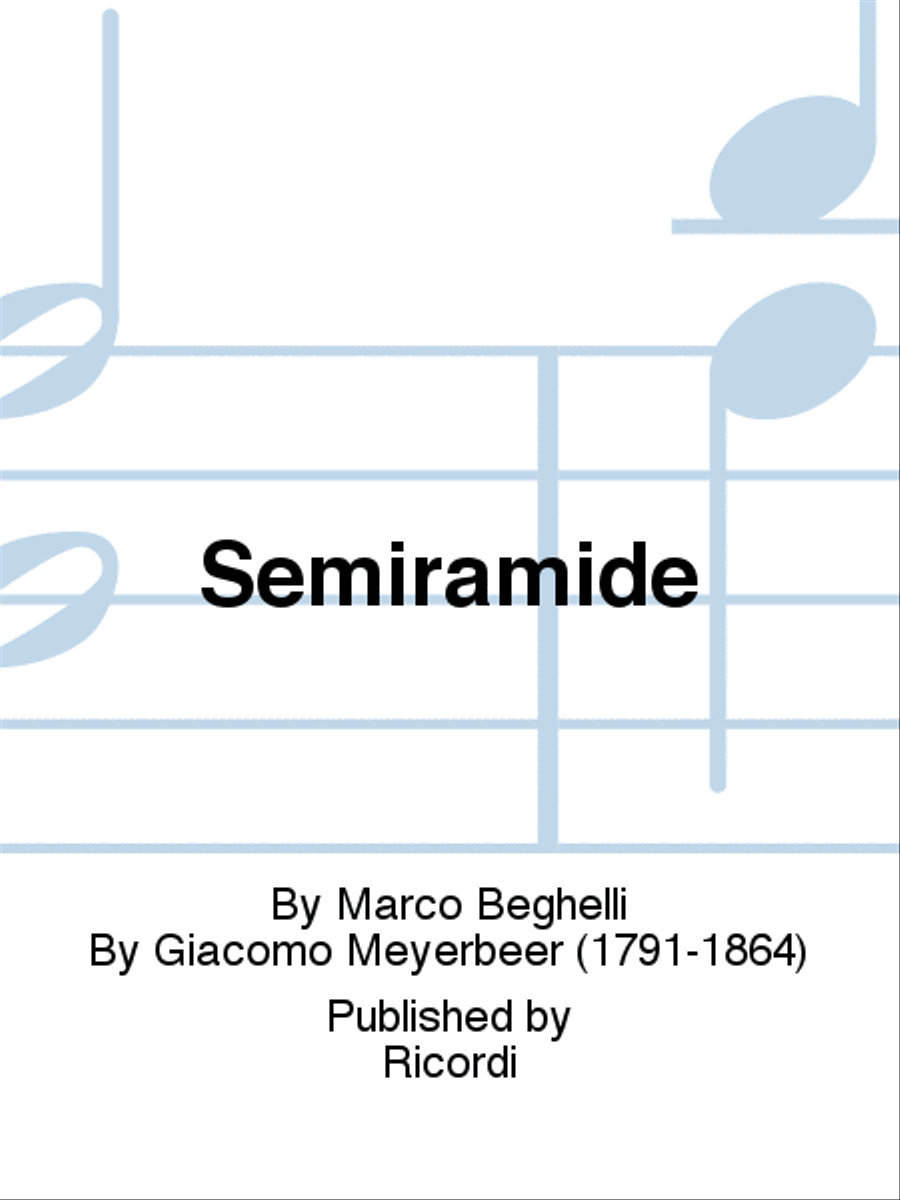 Semiramide Voice scores gallery preview page 1