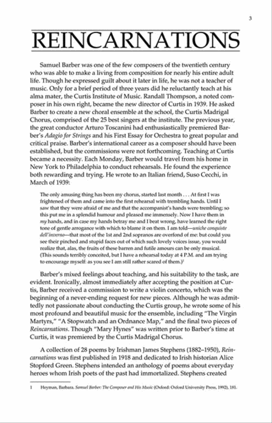 Reincarnations – Complete Edition 4-Part scores gallery preview page 2