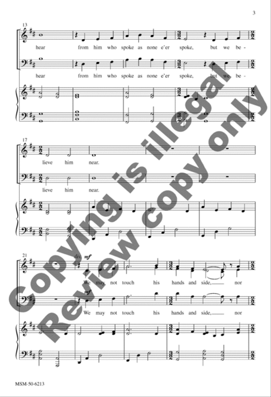 We Walk by Faith 3-Part scores gallery preview page 3